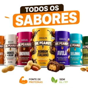 Pasta de Amendoim Dr. Peanut Gourmet 600g - Vários Sabores