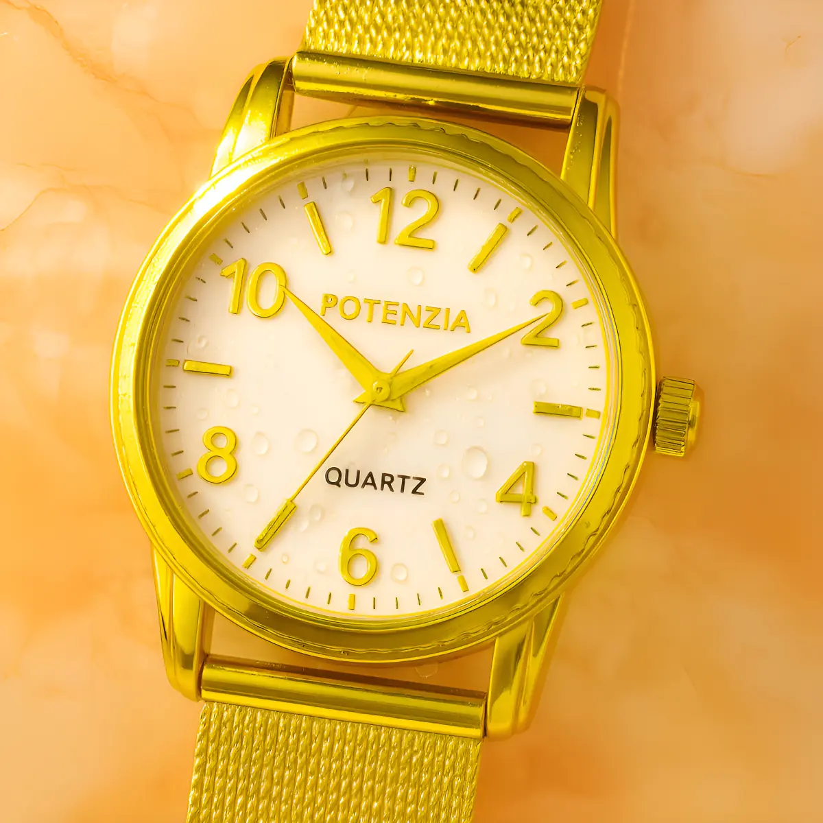 Kit Relógio Feminino Dourado MIGLORIE Quartz + Joias - Imagem 8