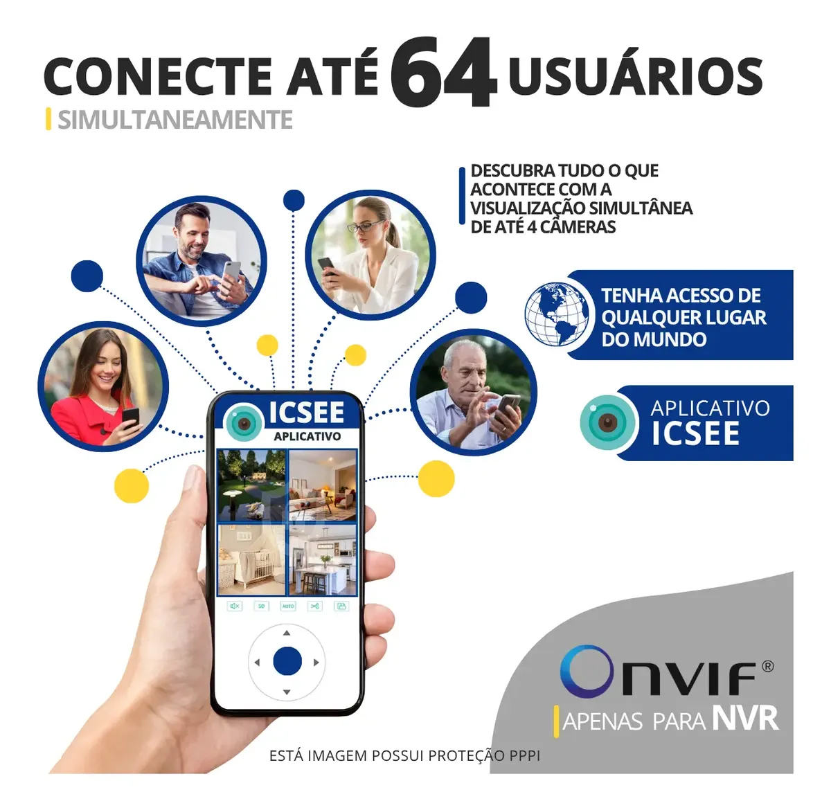 Câmera Segurança Ip Externa Wifi A28 App Icsee À Prova Dágua - Imagem 4