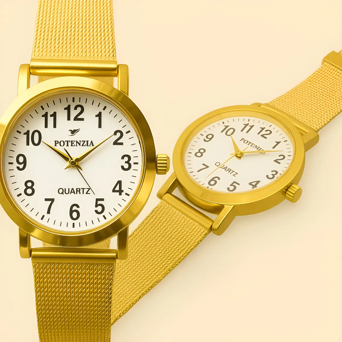 Kit Relógio Feminino Dourado MIGLORIE Quartz + Joias - Imagem 10