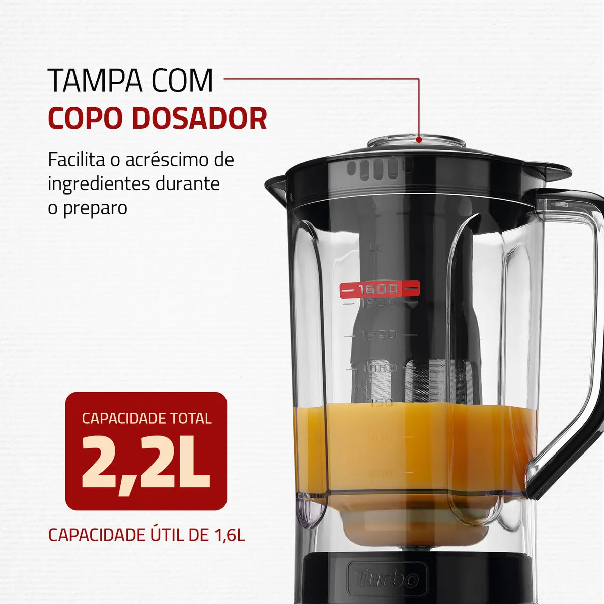 Liquidificador Turbo Power Mondial 550W - L-99 FB - Imagem 5
