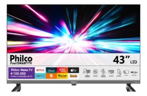 Smart TV Philco P43VIK 43" Full HD Roku TV LED Dolby Audio