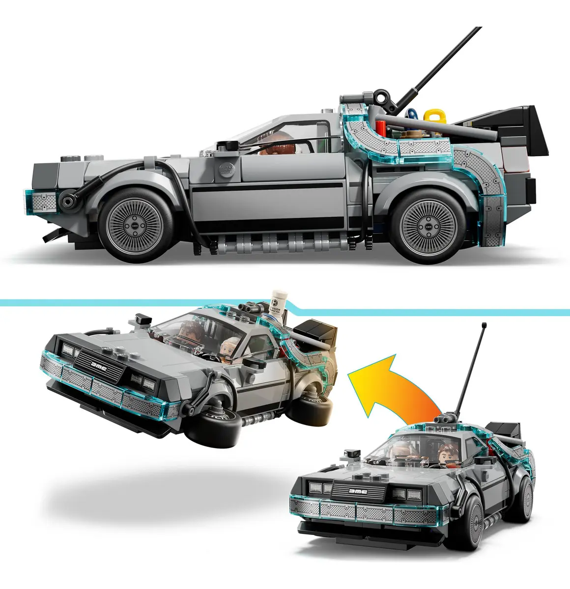 Lego DeLorean De Volta para o Futuro 77256 - 357 Peças - Imagem 5