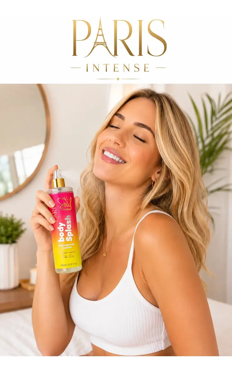 Body Splash Soul Paris Intense 200ml Feminino - Imagem 3