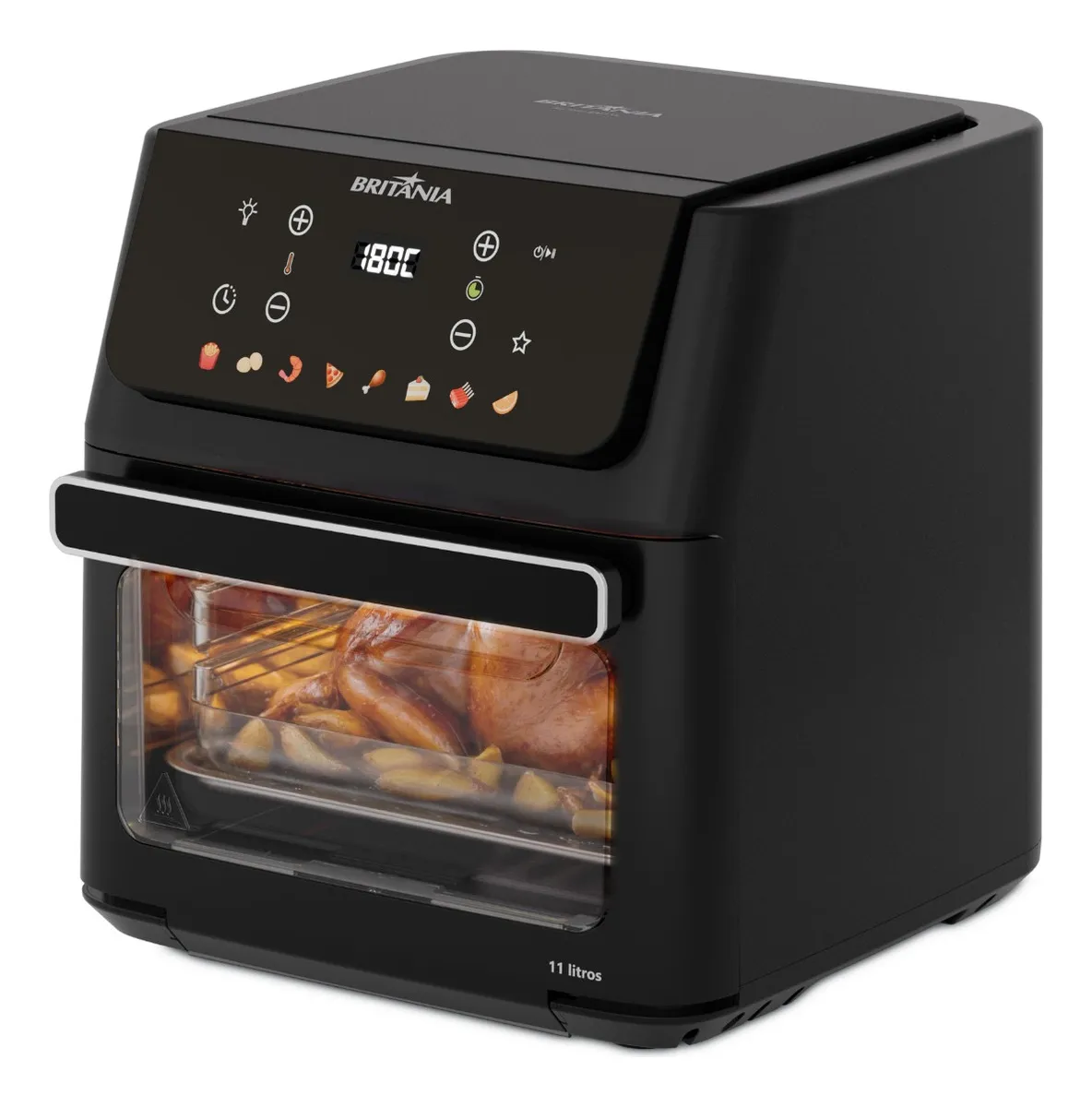 Air Fryer Oven Britânia BAF11A 11 Litros - 8 Funções, 1800W