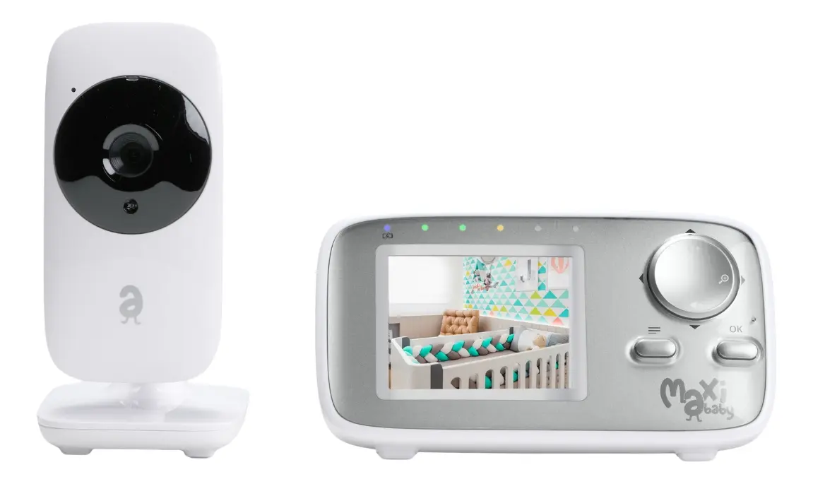 Babá Eletrônica Maxi Baby Baby On 2.4" Sem Fio com Zoom