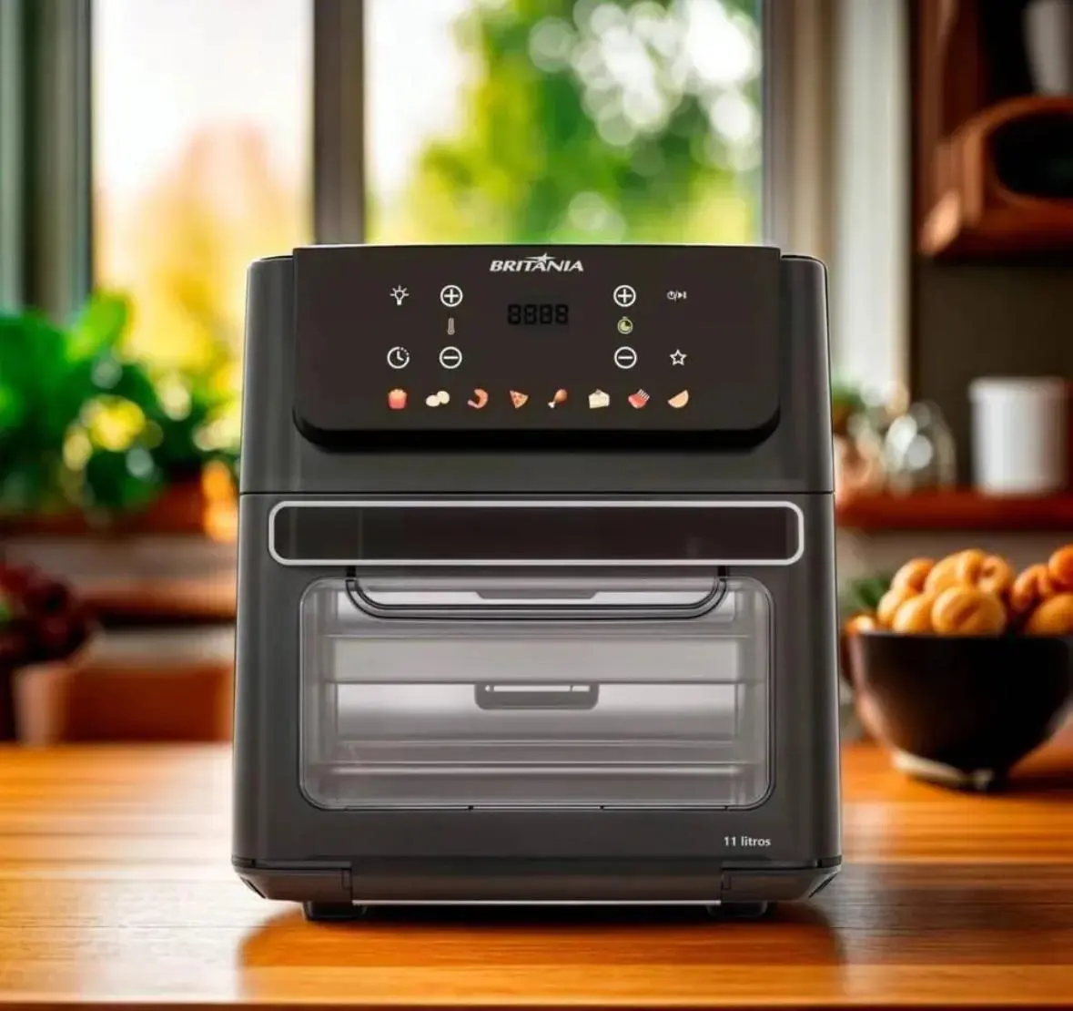 Air Fryer Oven Britânia BAF11A 11 Litros - 8 Funções, 1800W - Imagem 6