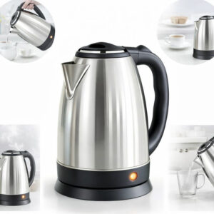 Chaleira Elétrica Inox 2L 110V para Café e Chá