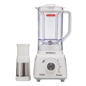 Liquidificador Mondial L-99-WG Turbo Power 127V Branco/Cinza