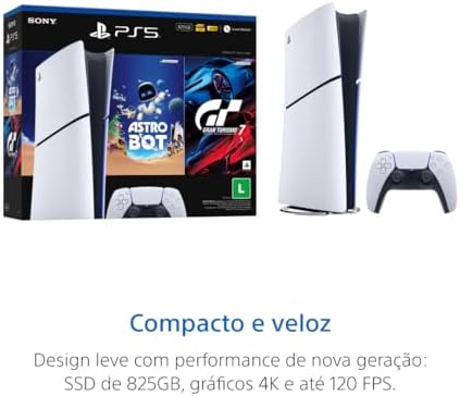 Console PlayStation 5 Slim Digital 825GB – ASTRO BOT e GT7 - Imagem 3