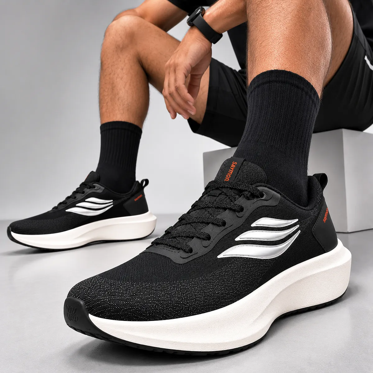 Tênis Masculino Saymon Corrida Academia Caminhada Leve - Imagem 2