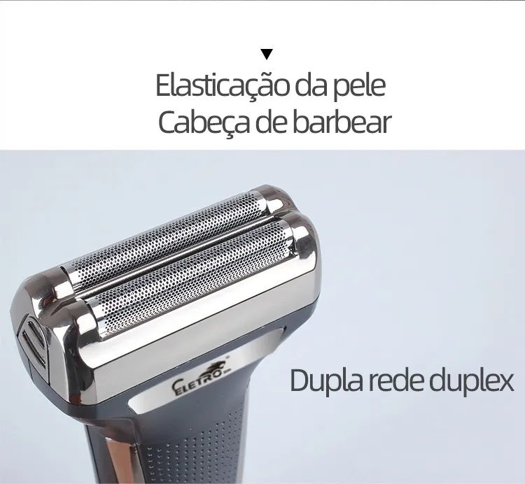 Maquina Barbear,aparelho De Barbear Eletrico Multifuncio - Imagem 9
