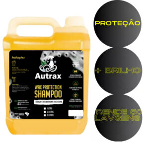Shampoo com Cera de carnaúba pH Neutro para Lavagem de Carro e Moto Xampu Automotivo