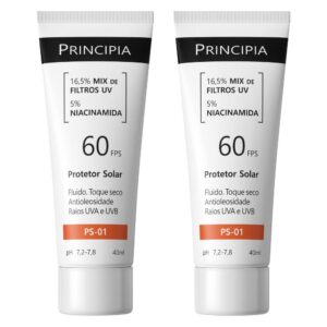 Principia Kit Duo c/ 2 Protetores Solares Faciais - PS-01 FPS 60